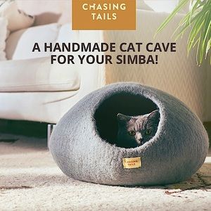 Chasing Tails Cat Cave Bed